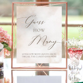 Poster Download Instantâneo Adivinha Quantos Jogos de Chá