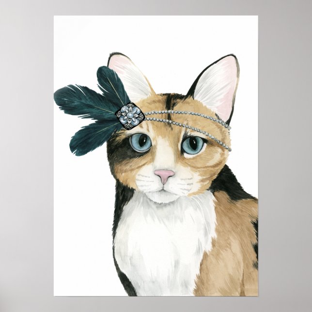 Poster Downton Cat | Sujeitas A Penas (Frente)