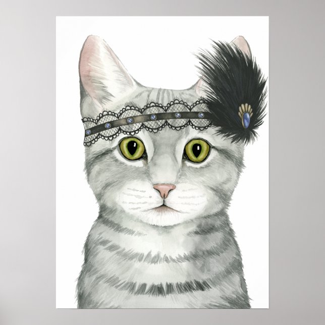 Poster Downton Cat | Sujeitas A rendas (Frente)