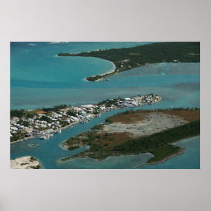 Póster Downtown Spanish Wells, Bahamas