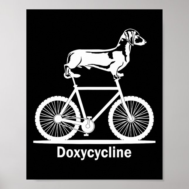 Poster Doxiciclina Pharmacy Pun Funny Veterinary Pharmaci (Frente)