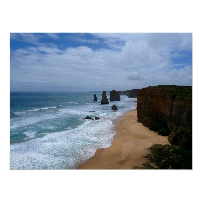 Póster Doze Apóstolos Austrália - Excelente Ocean Road (Frente)