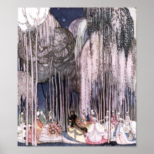 Póster Doze princesas dançantes Kay Nielsen Belas Artes