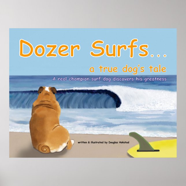 Póster Dozer Surfs..conto de um verdadeiro cão (Frente)