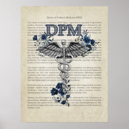 Poster DPM Caduceus Doutor em Medicina Podiatária