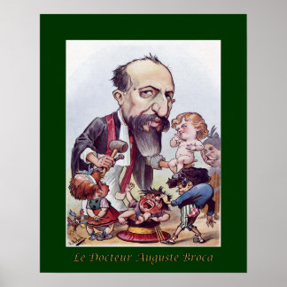 Poster Dr. Augustus Broca ~ Pediatria/Cirurgia ~ Moloch