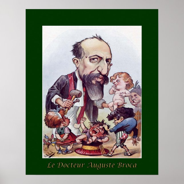 Poster Dr. Augustus Broca ~ Pediatria/Cirurgia ~ Moloch (Frente)