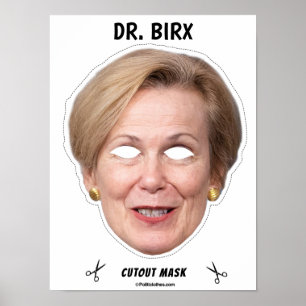 Poster DR BIRX Halloween Mask