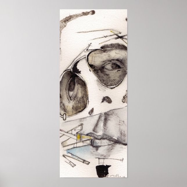 Póster Dr. Gonzo como Hunter S. Thompson (Frente)