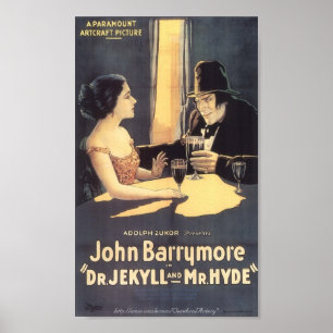 Póster Dr. Jekyll e cartazes cinematográficos do Sr. Hyd