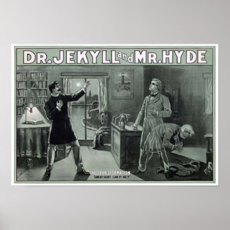 Poster Dr. Jekyll e Sr. Hyde Transformation raras