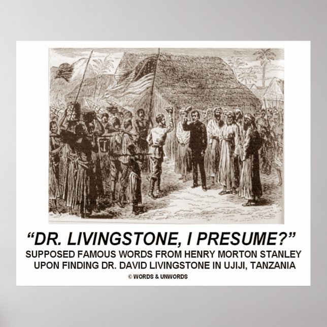 Poster Dr. Livingstone, Presume? (Frente)