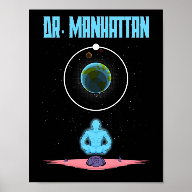 Poster Dr. Manhattan (Frente)