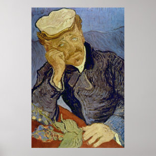 Póster Dr. Paul Gachet (?a versão) por Vincent van Gogh