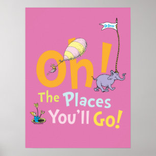 Poster Dr. Seuss   Ah! O Desfile de Lugares
