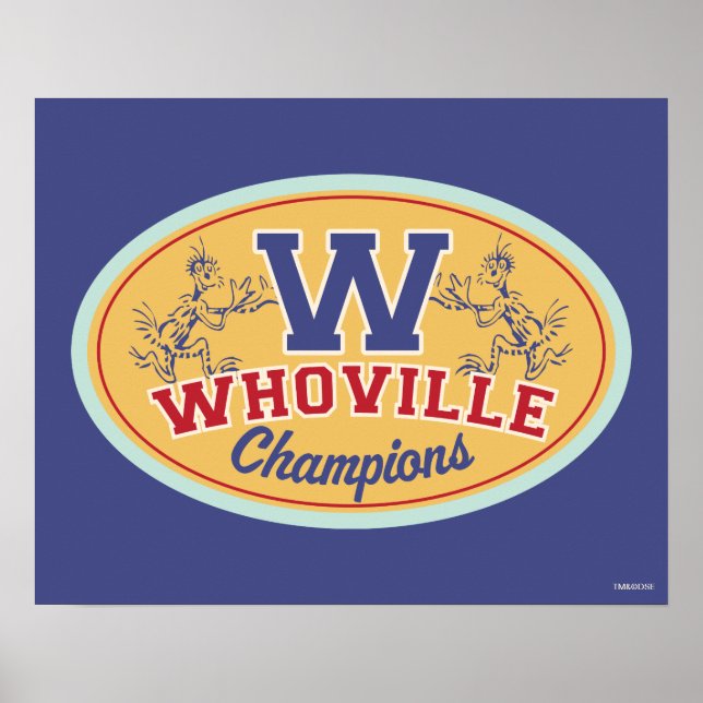 Poster Dr. Seuss | Campeões da Who-ville (Frente)
