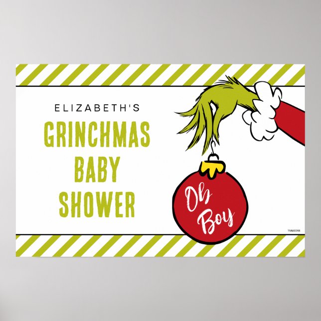 Poster Dr. Seuss | Chuveirinho do Menino Grinch (Frente)