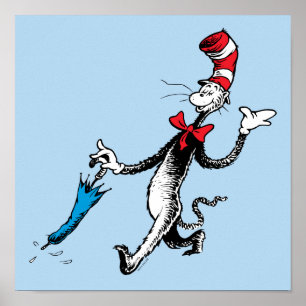 Poster Dr. Seuss   Gato na Marcha dos Guarda-chuvas