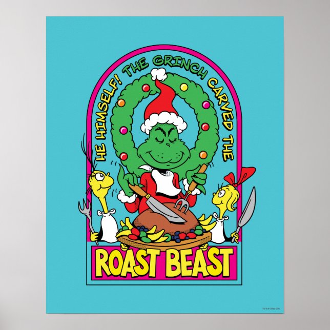 Poster Dr. Seuss | Gráfico do Fera Assada (Frente)