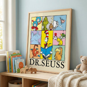 Poster Dr. Seuss   Histórias Gráfico