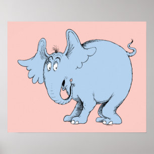 Poster Dr. Seuss Horton e o Mundo dos Quem