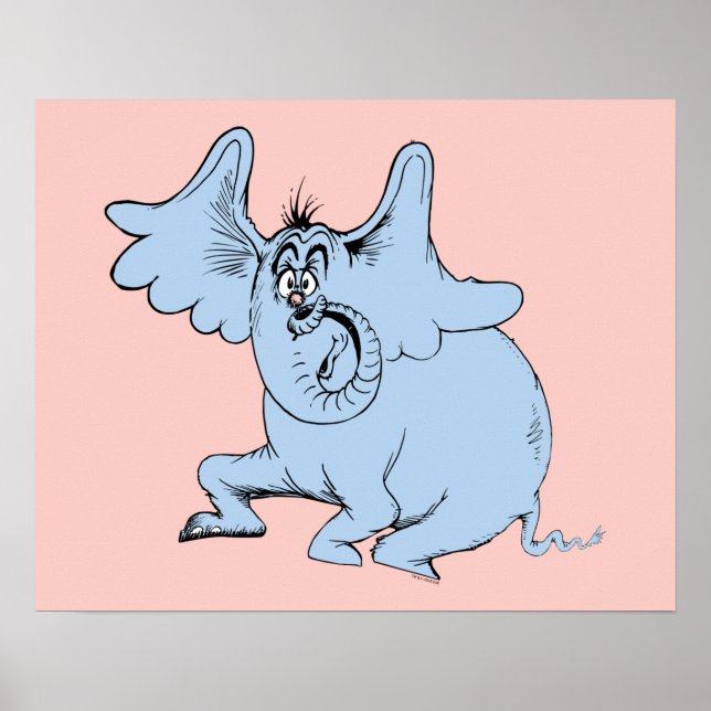 Poster Dr. Seuss | Horton e Speck de Poeira (Frente)