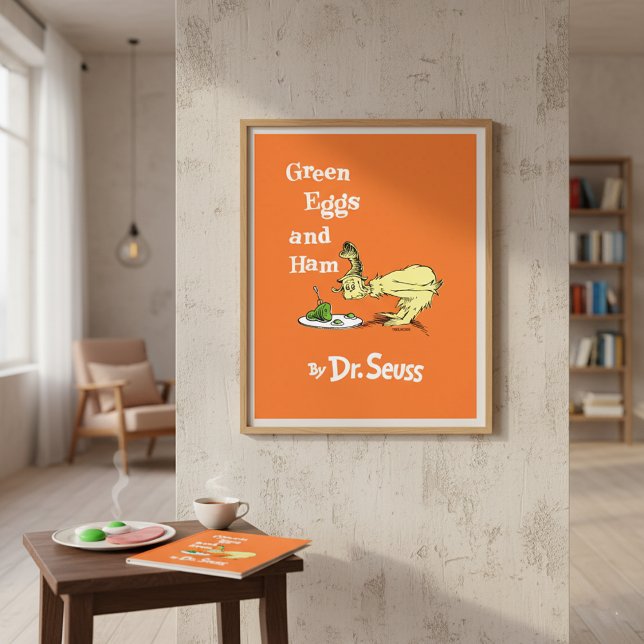 Poster Dr. Seuss | Ovos Verdes e Presunto (Criador carregado)