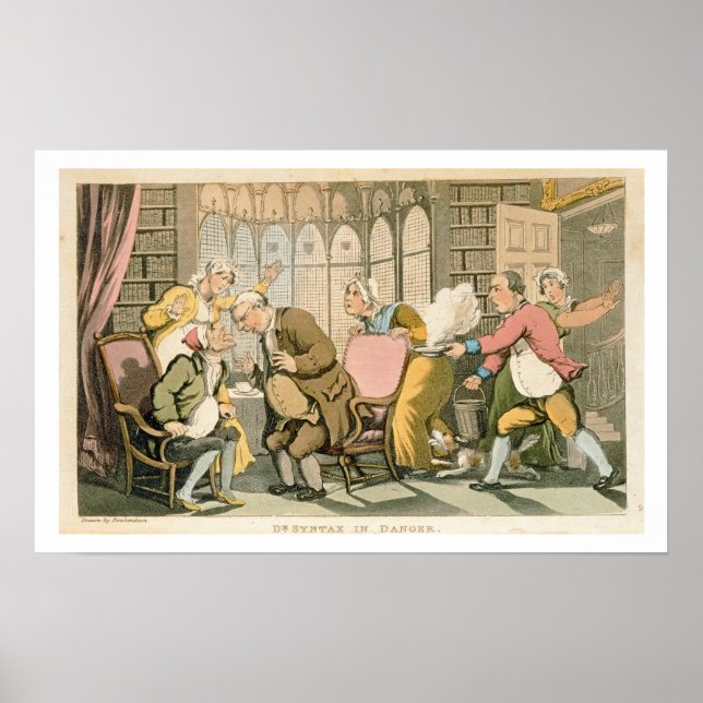 Póster Dr. Syntax em Perigo, do Tour do Dr. Syntax i (Frente)