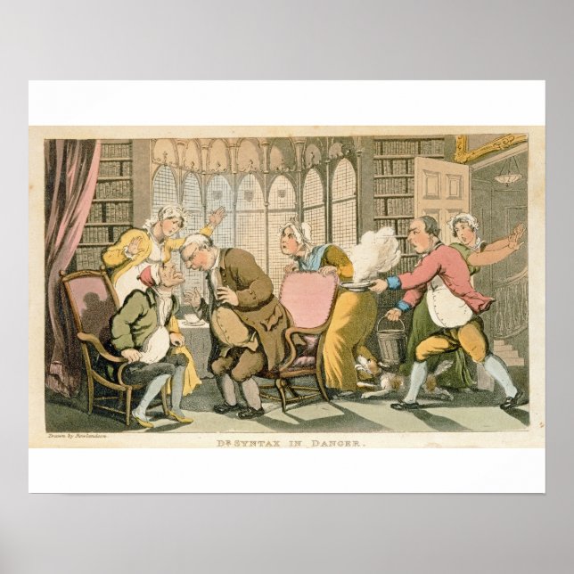 Póster Dr. Syntax em Perigo, do Tour do Dr. Syntax i (Frente)