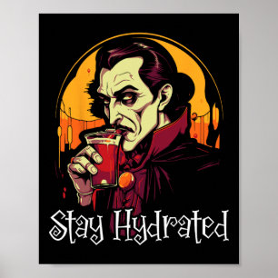 Poster Dracula Halloween Trick Ou Trate Vamp Spooky