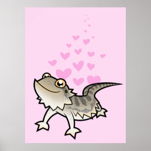 Póster Dragão Barbudo / Rankin Dragão Amor