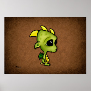 Poster Dragão bebê