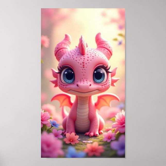 Poster Dragão Bebê (Frente)