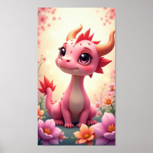Poster Dragão Bebê