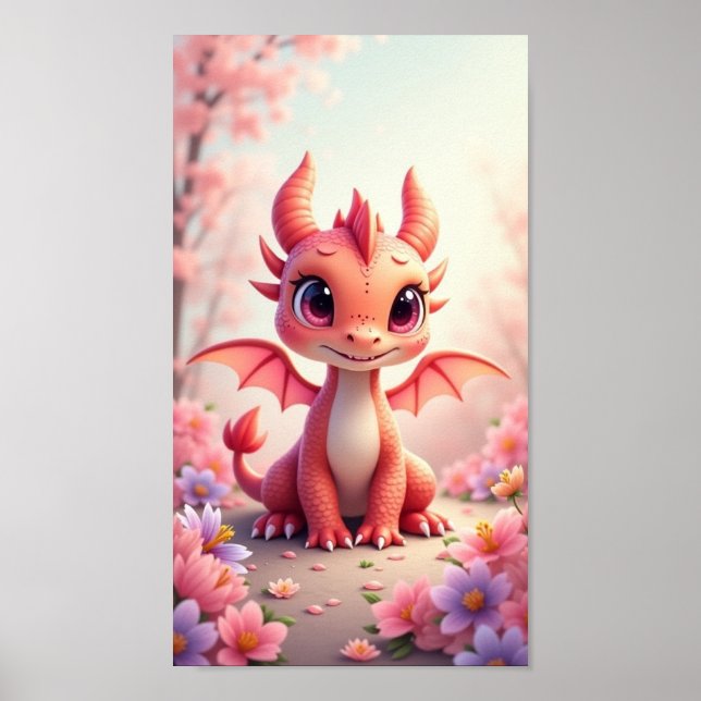 Poster Dragão Bebê (Frente)