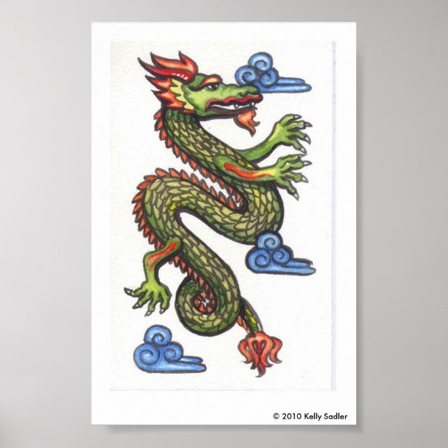 Póster Dragão Chinês (Frente)