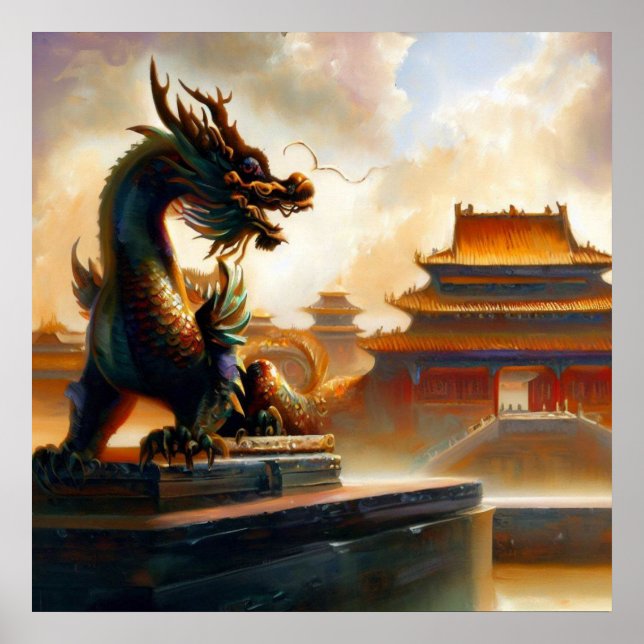 Poster Dragão chinês (33) (Frente)