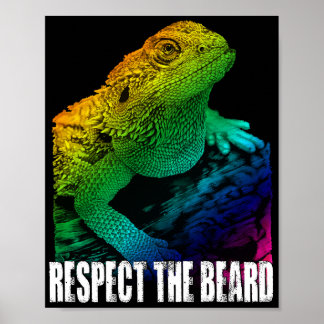 Poster Dragão Com Carbora Respeita A Barba