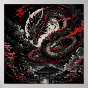 Poster Dragão da Lua de Sangue