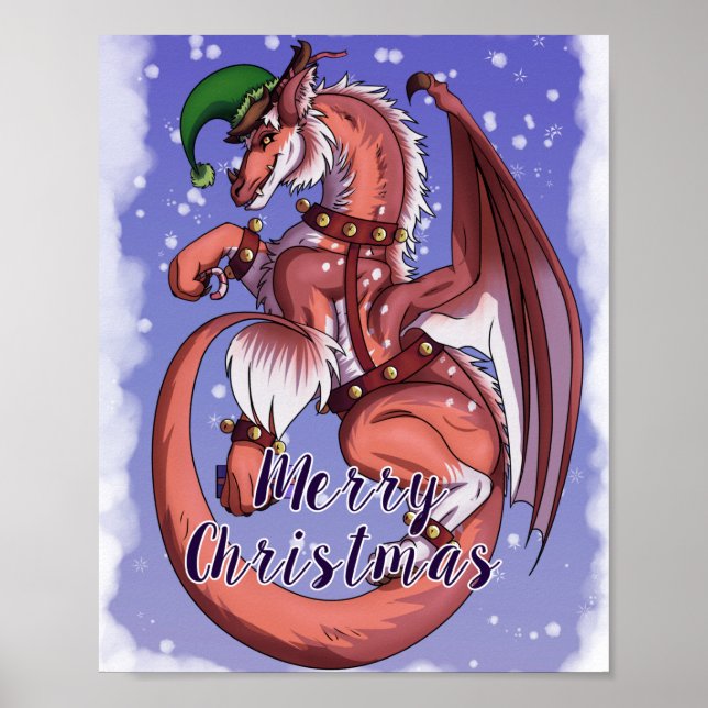 Poster Dragão de Natal (Frente)