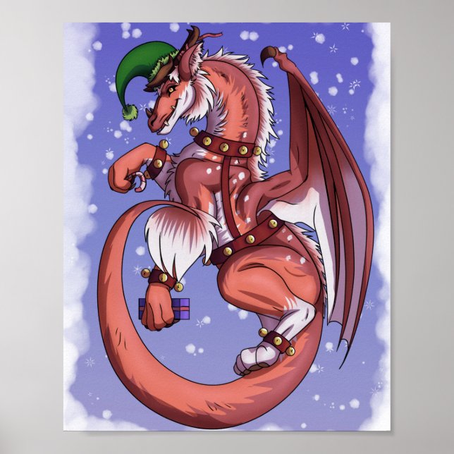 Poster Dragão de Natal (Sem Texto) (Frente)