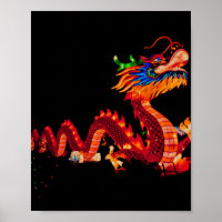 Dragão de Parada Chinês brilhante