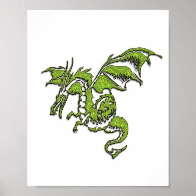 Poster Dragão Design (Frente)
