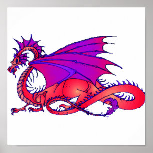 Póster Dragão do arco-íris