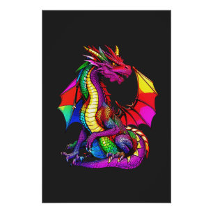 Póster Dragão do Orgulho LGBTQ+