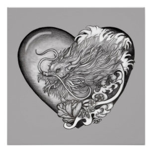 Póster Dragão Heart