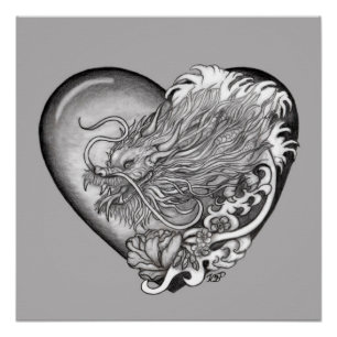 Póster Dragão Heart