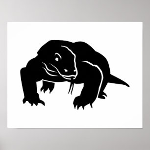 Poster Dragão Komodo