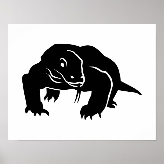 Poster Dragão Komodo (Frente)