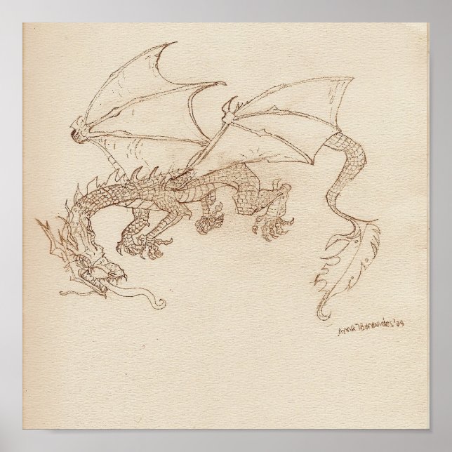 Poster dragão nº 1 (Frente)